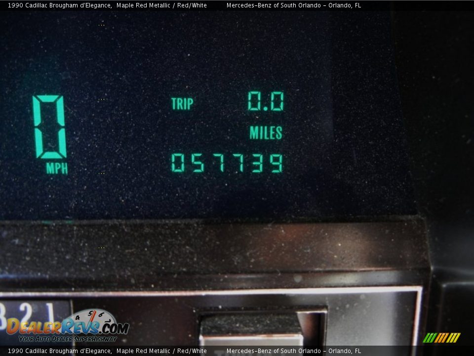 1990 Cadillac Brougham d'Elegance Gauges Photo #28