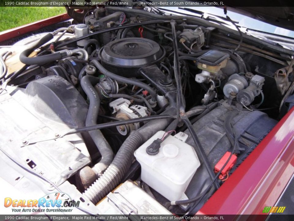 1990 Cadillac Brougham d'Elegance 5.0 Liter OHV 16-Valve V8 Engine Photo #35