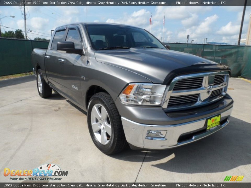 2009 Dodge Ram 1500 Lone Star Edition Crew Cab Mineral Gray Metallic / Dark Slate/Medium Graystone Photo #1