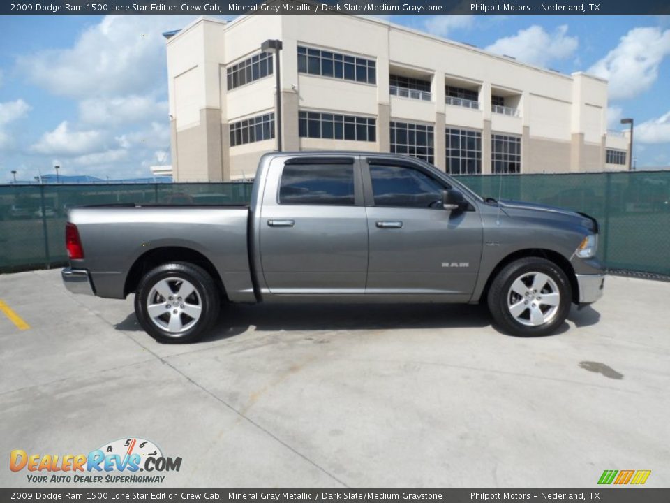 2009 Dodge Ram 1500 Lone Star Edition Crew Cab Mineral Gray Metallic / Dark Slate/Medium Graystone Photo #2