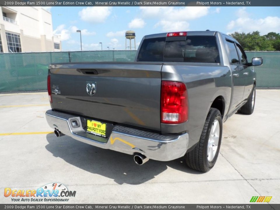 2009 Dodge Ram 1500 Lone Star Edition Crew Cab Mineral Gray Metallic / Dark Slate/Medium Graystone Photo #3