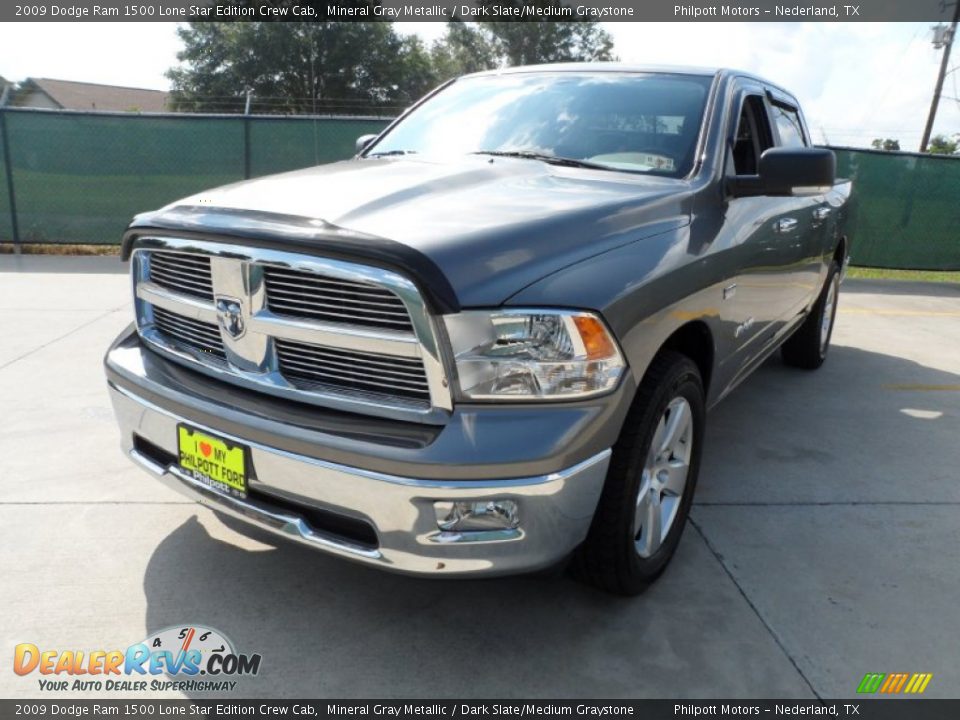 2009 Dodge Ram 1500 Lone Star Edition Crew Cab Mineral Gray Metallic / Dark Slate/Medium Graystone Photo #7