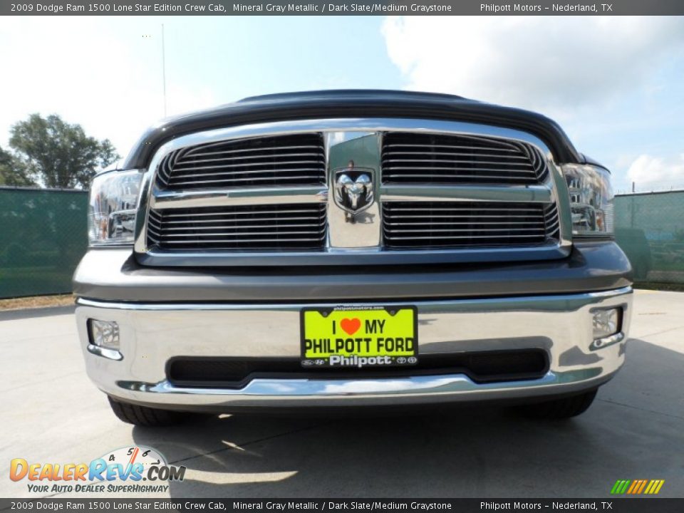 2009 Dodge Ram 1500 Lone Star Edition Crew Cab Mineral Gray Metallic / Dark Slate/Medium Graystone Photo #9