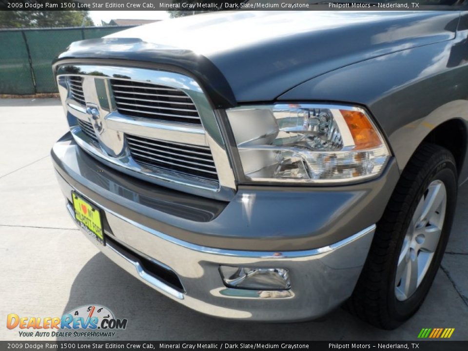 2009 Dodge Ram 1500 Lone Star Edition Crew Cab Mineral Gray Metallic / Dark Slate/Medium Graystone Photo #11