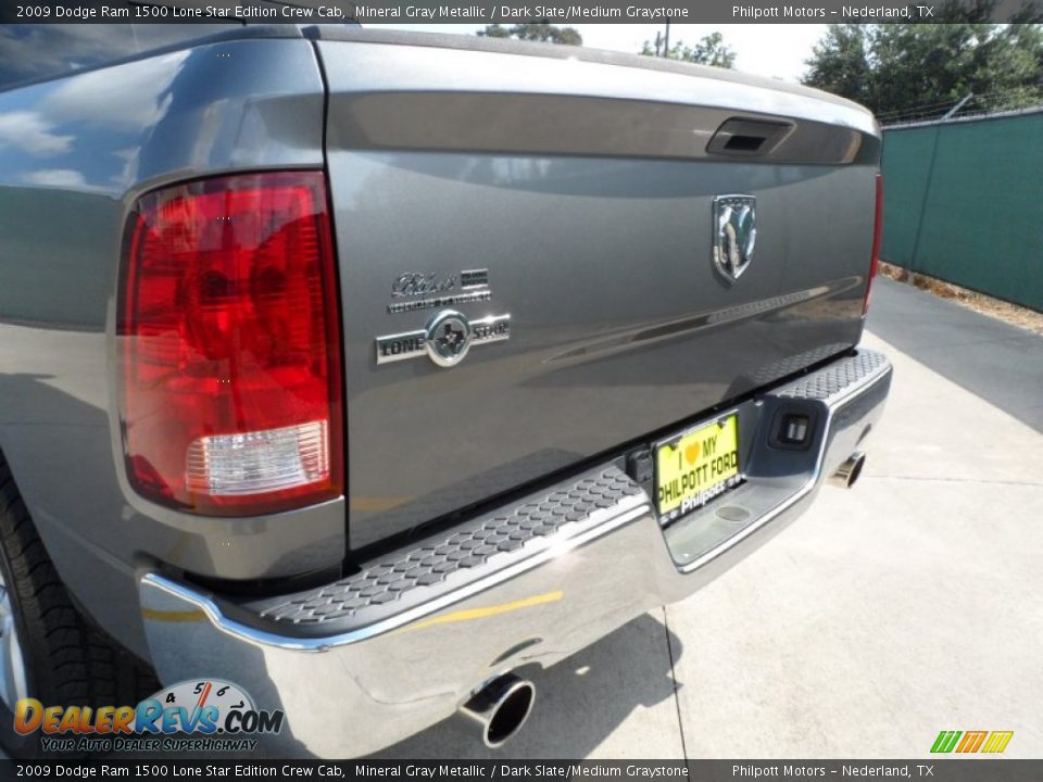 2009 Dodge Ram 1500 Lone Star Edition Crew Cab Mineral Gray Metallic / Dark Slate/Medium Graystone Photo #22