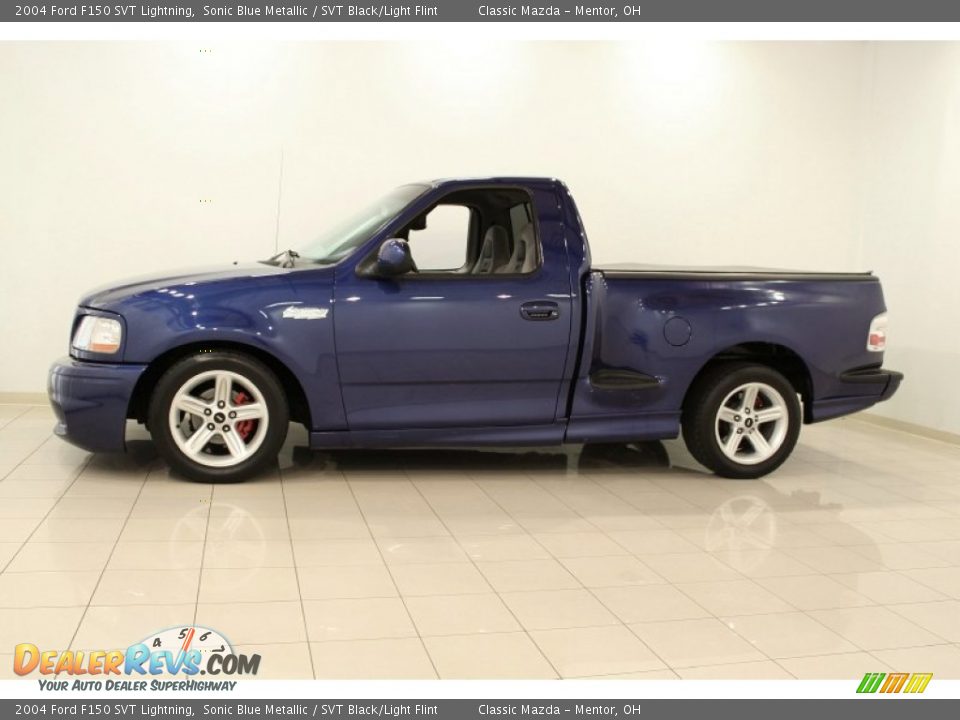 Sonic Blue Metallic 2004 Ford F150 SVT Lightning Photo #5