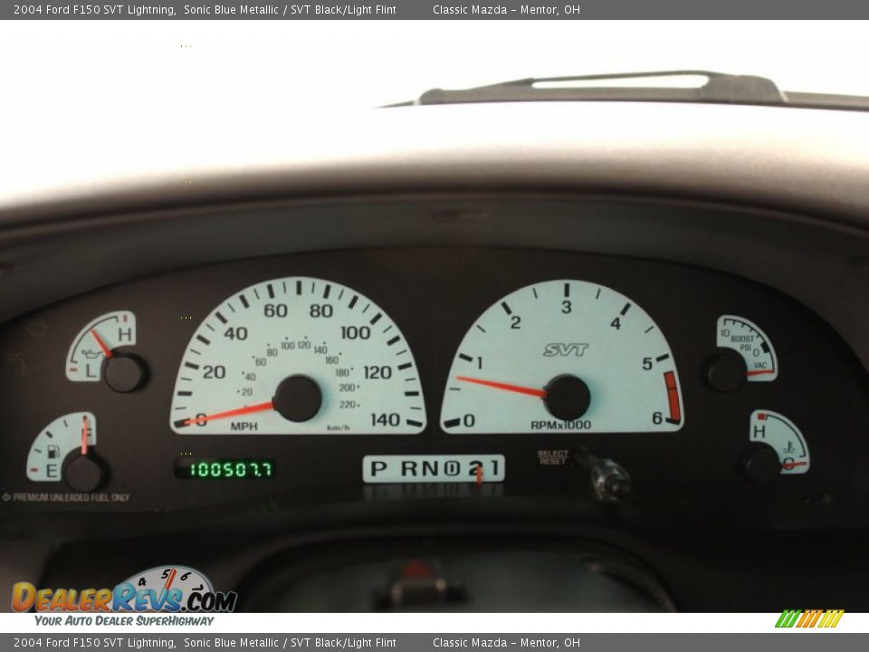 2004 Ford F150 SVT Lightning Gauges Photo #16