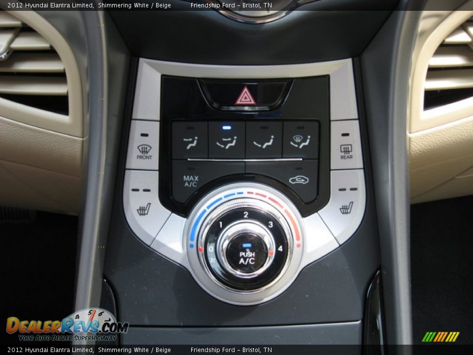 Controls of 2012 Hyundai Elantra Limited Photo #26