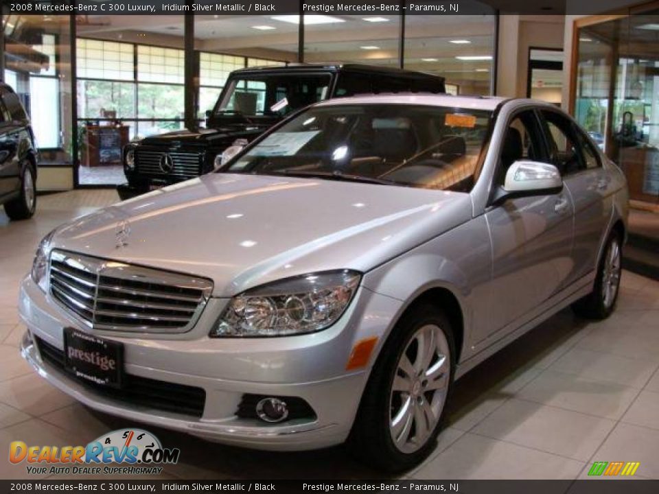 2008 Mercedes-Benz C 300 Luxury Iridium Silver Metallic / Black Photo #3