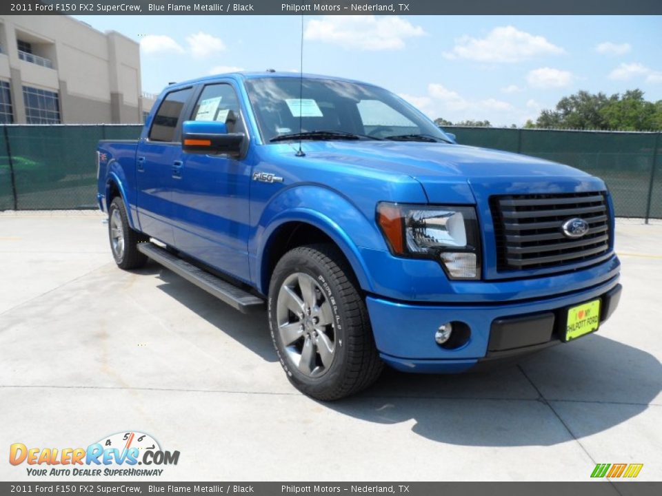 2011 Ford F150 FX2 SuperCrew Blue Flame Metallic / Black Photo #1