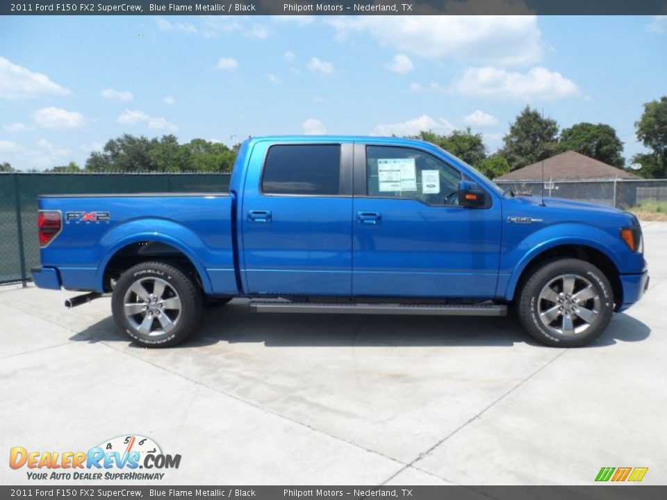 Blue Flame Metallic 2011 Ford F150 FX2 SuperCrew Photo #2