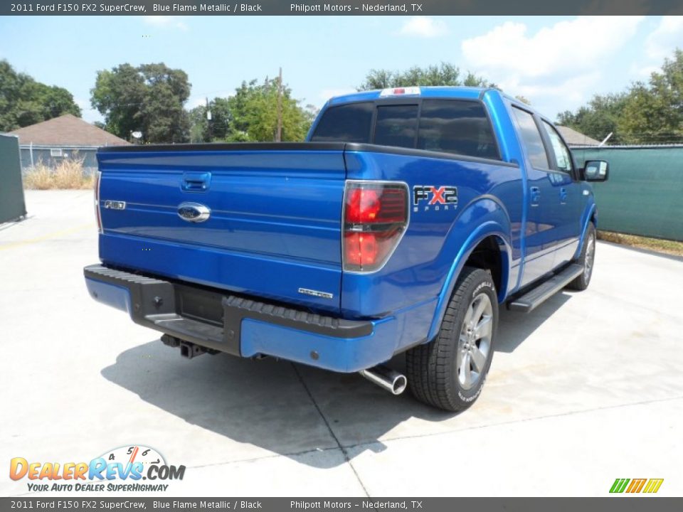 Blue Flame Metallic 2011 Ford F150 FX2 SuperCrew Photo #3