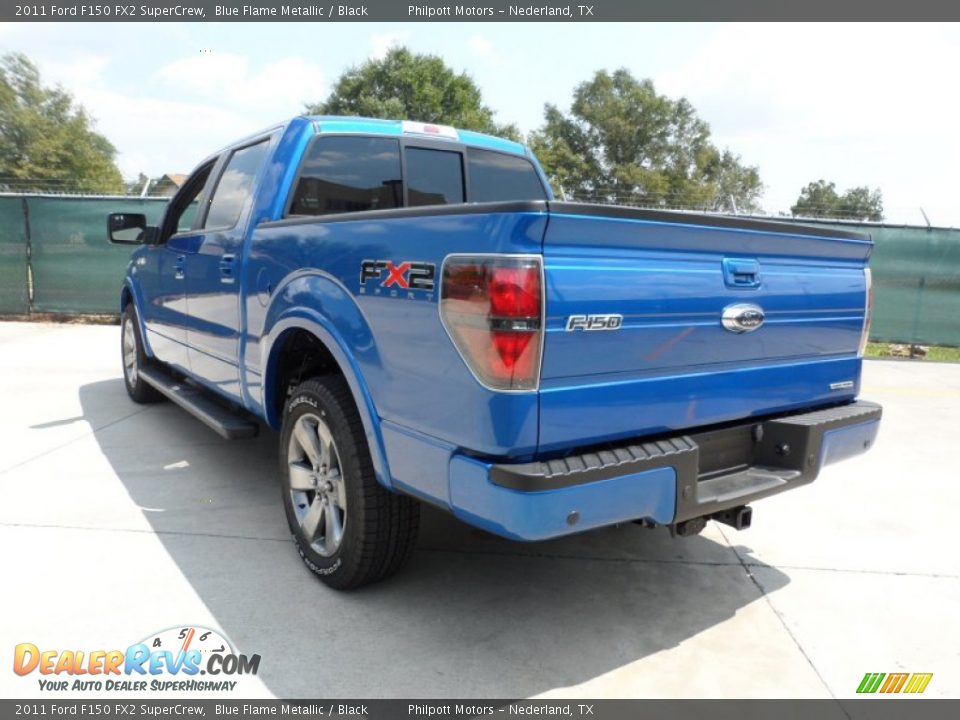 2011 Ford F150 FX2 SuperCrew Blue Flame Metallic / Black Photo #5