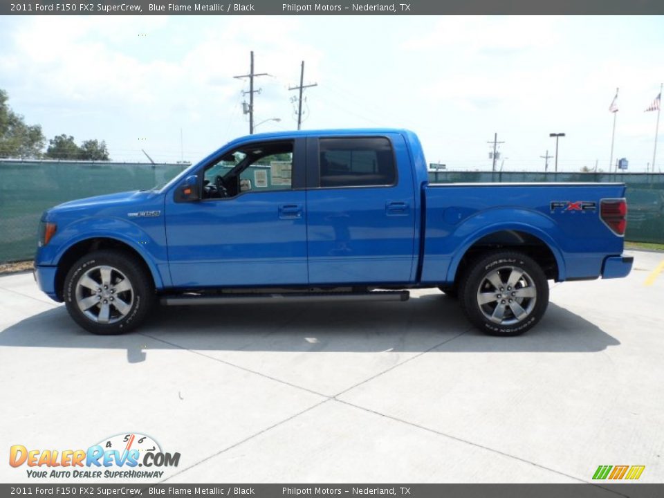 2011 Ford F150 FX2 SuperCrew Blue Flame Metallic / Black Photo #6