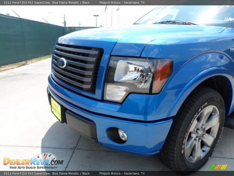 2011 Ford F150 FX2 SuperCrew Blue Flame Metallic / Black Photo #10