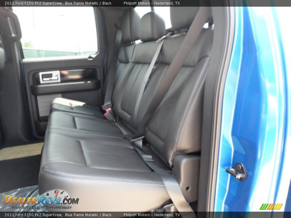 Black Interior - 2011 Ford F150 FX2 SuperCrew Photo #23