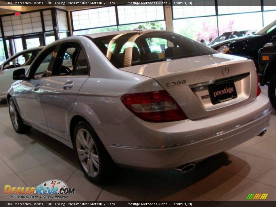 2008 Mercedes-Benz C 300 Luxury Iridium Silver Metallic / Black Photo #4