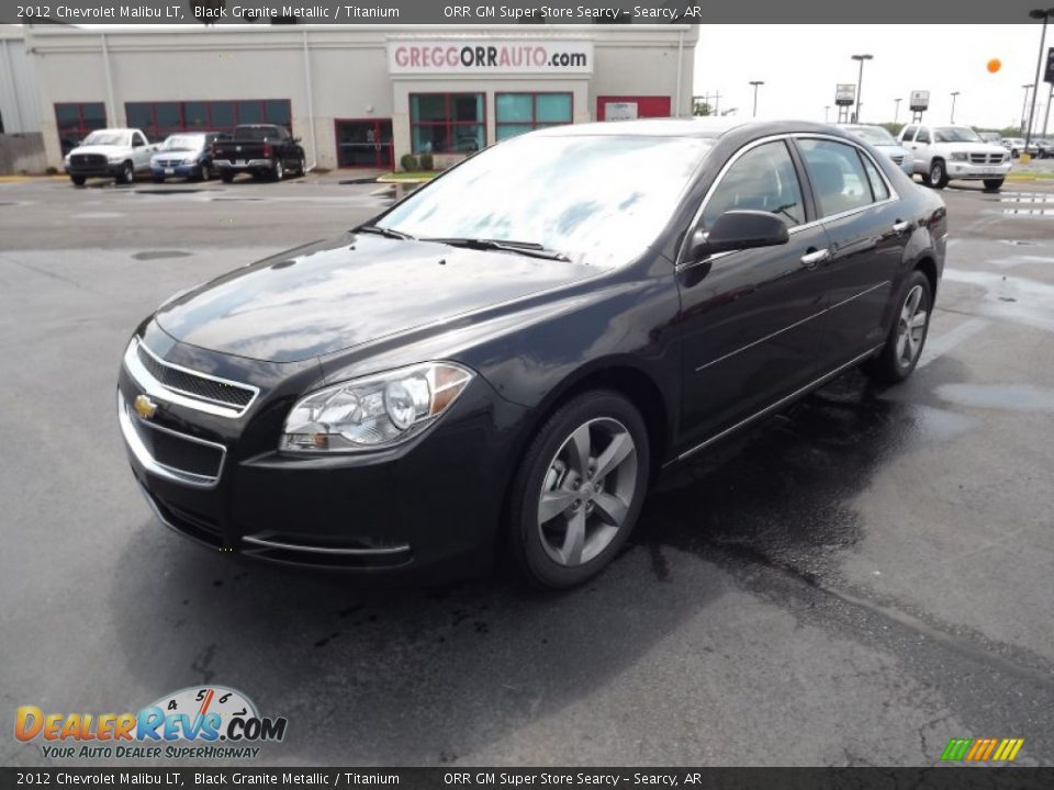 2012 Chevrolet Malibu LT Black Granite Metallic / Titanium Photo #1