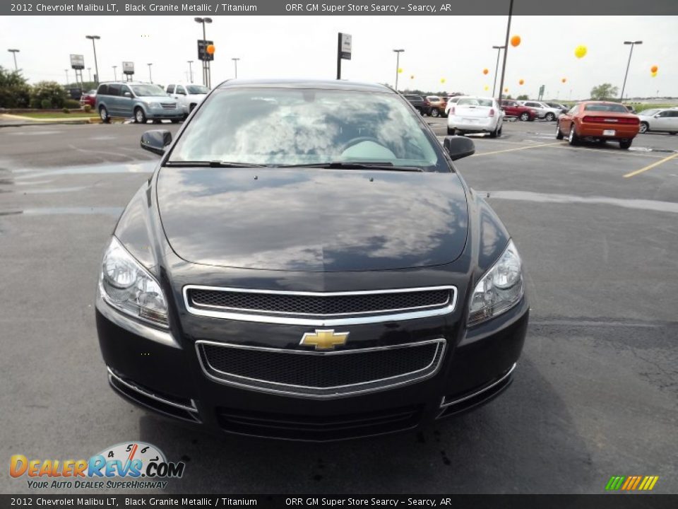 2012 Chevrolet Malibu LT Black Granite Metallic / Titanium Photo #2