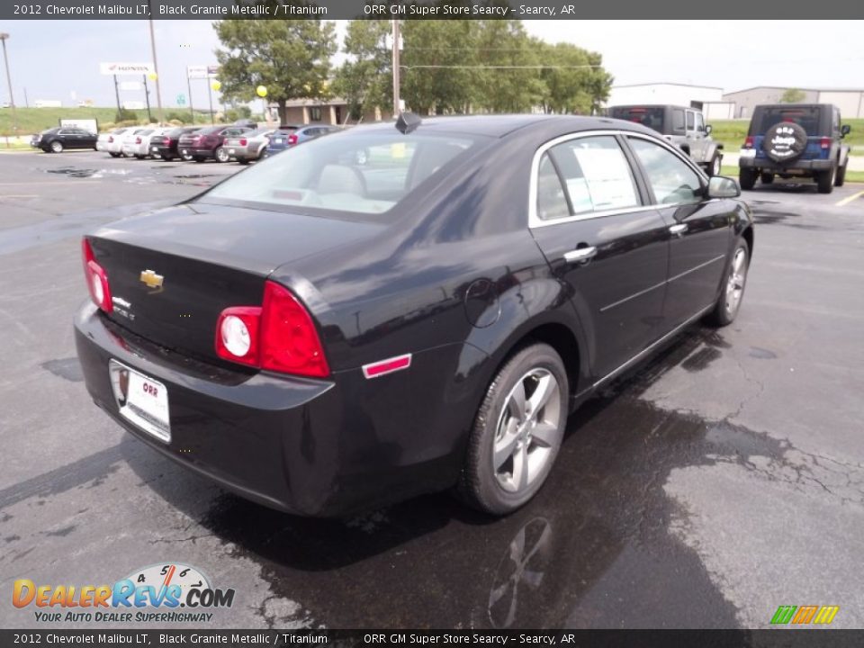 2012 Chevrolet Malibu LT Black Granite Metallic / Titanium Photo #5