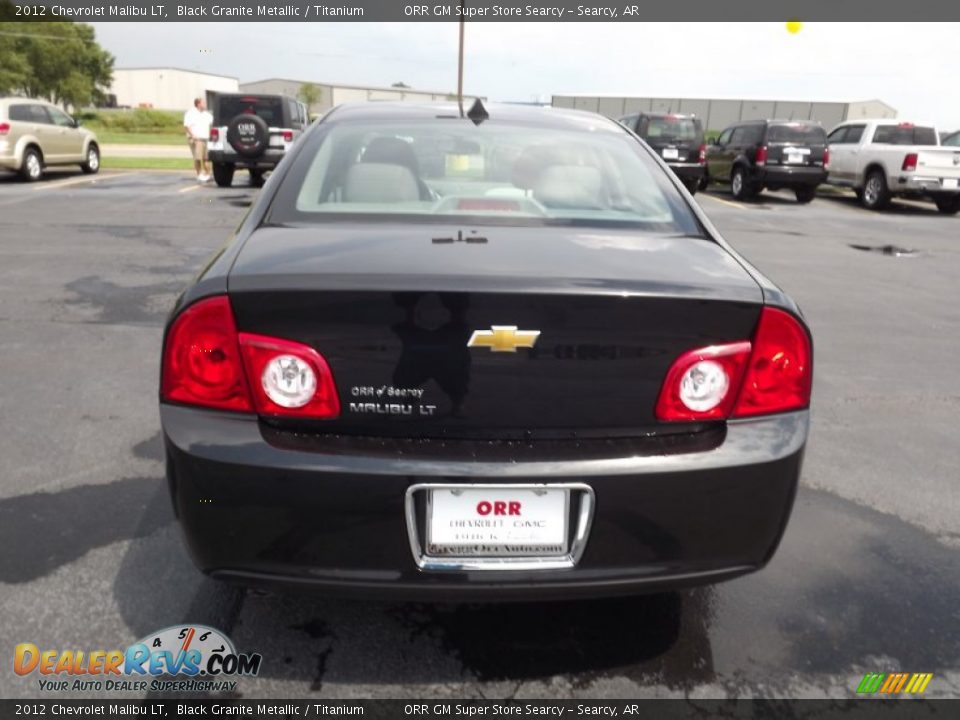 2012 Chevrolet Malibu LT Black Granite Metallic / Titanium Photo #6