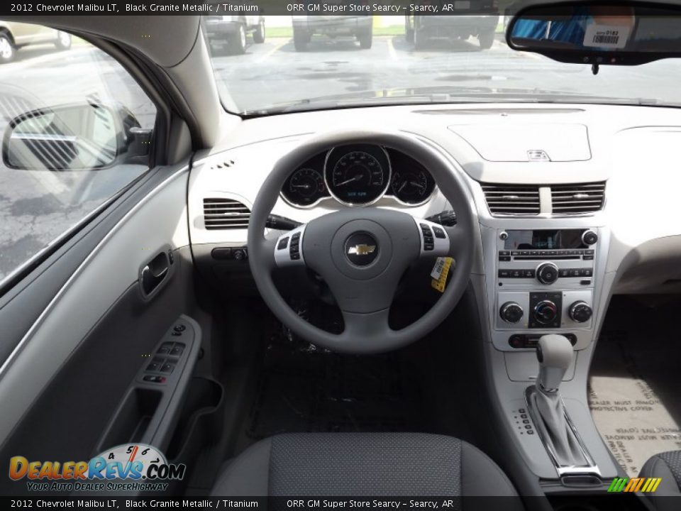 2012 Chevrolet Malibu LT Black Granite Metallic / Titanium Photo #9