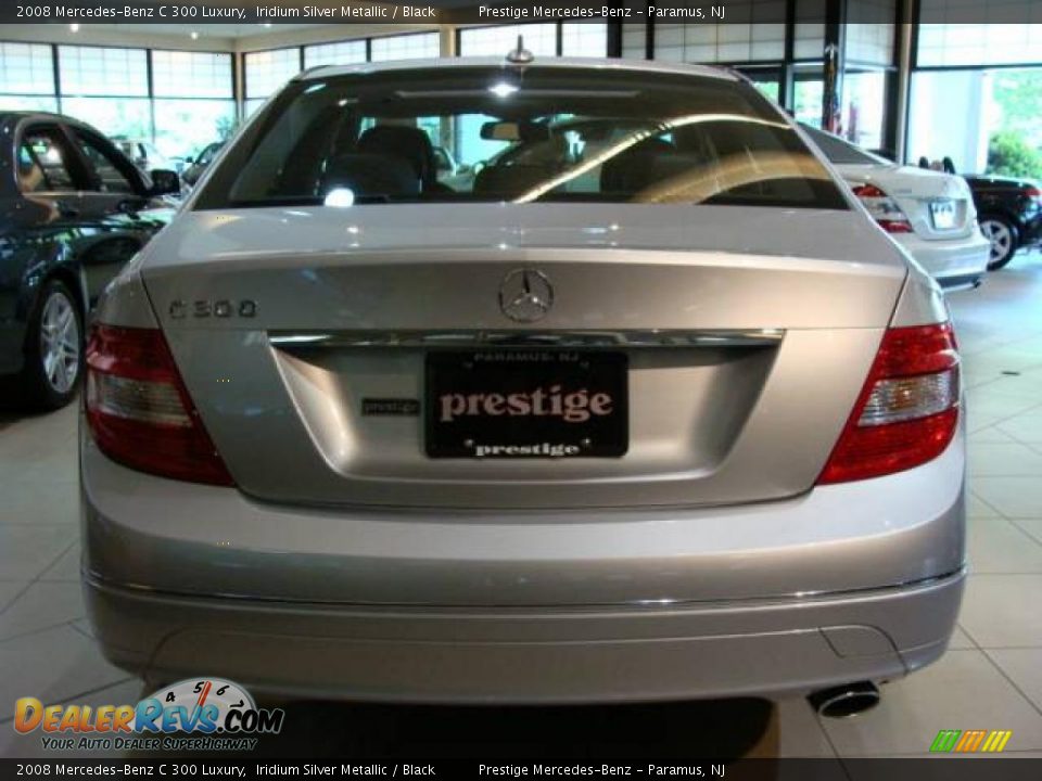 2008 Mercedes-Benz C 300 Luxury Iridium Silver Metallic / Black Photo #5