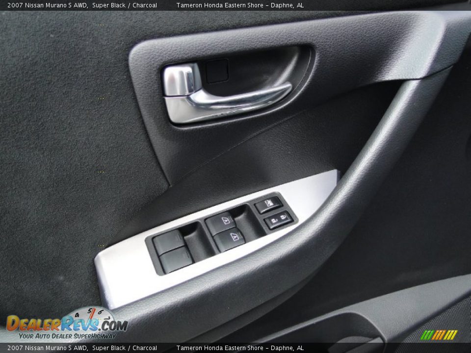 2007 Nissan Murano S AWD Super Black / Charcoal Photo #13