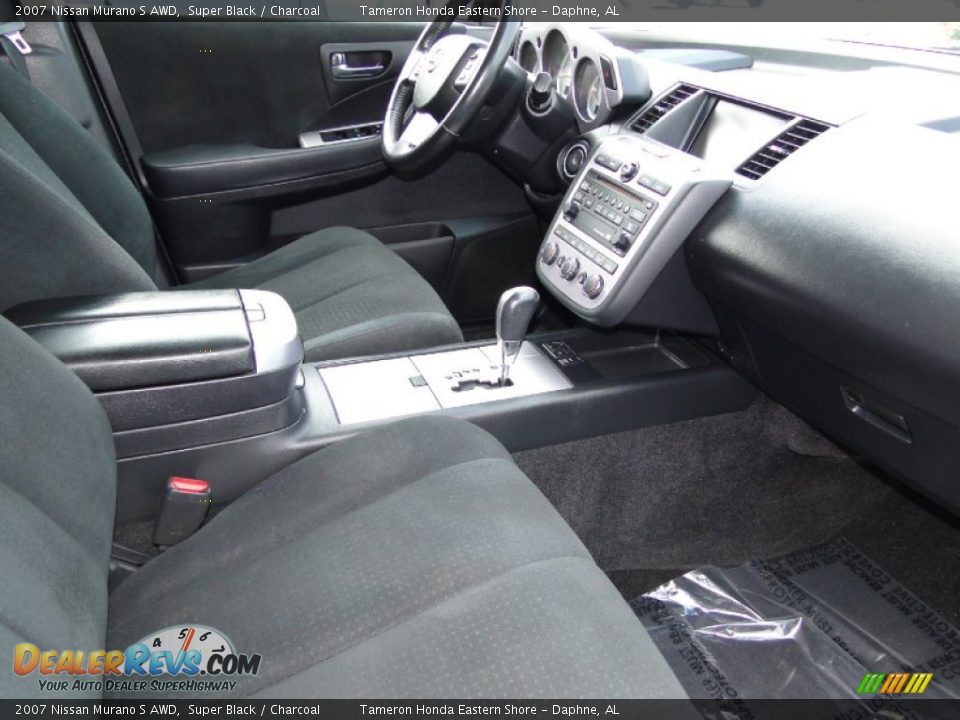 2007 Nissan Murano S AWD Super Black / Charcoal Photo #23