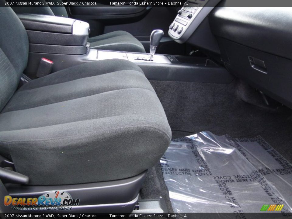 2007 Nissan Murano S AWD Super Black / Charcoal Photo #25