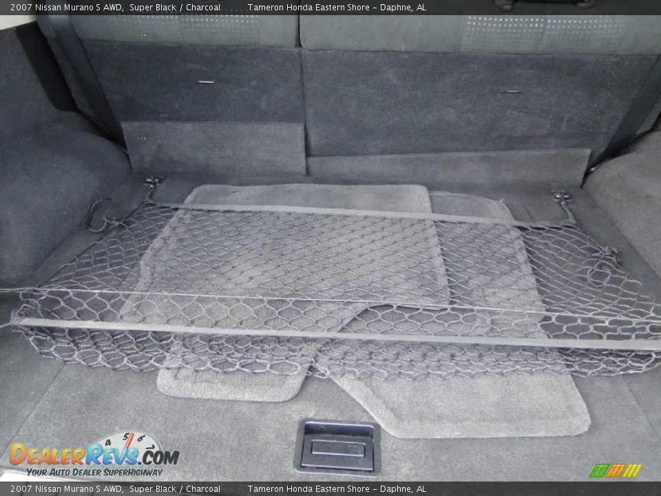 2007 Nissan Murano S AWD Super Black / Charcoal Photo #30