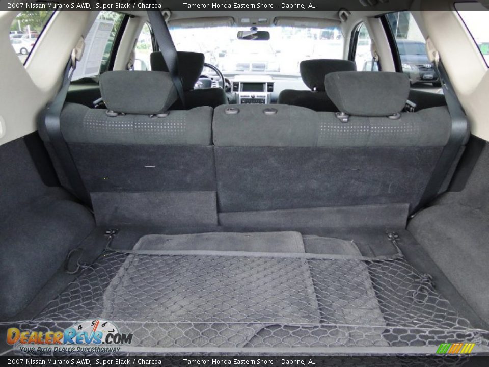 2007 Nissan Murano S AWD Super Black / Charcoal Photo #31
