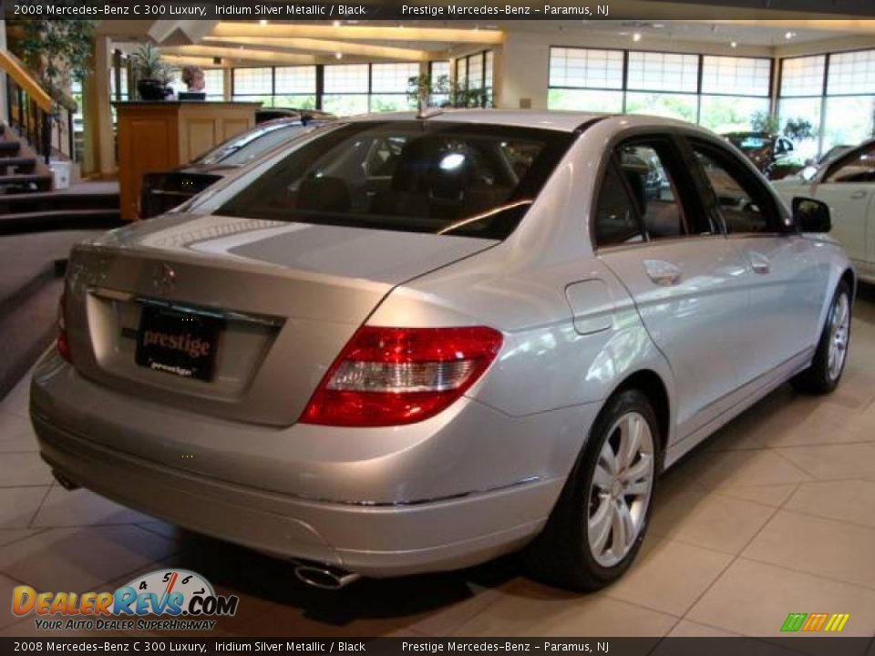 2008 Mercedes-Benz C 300 Luxury Iridium Silver Metallic / Black Photo #6