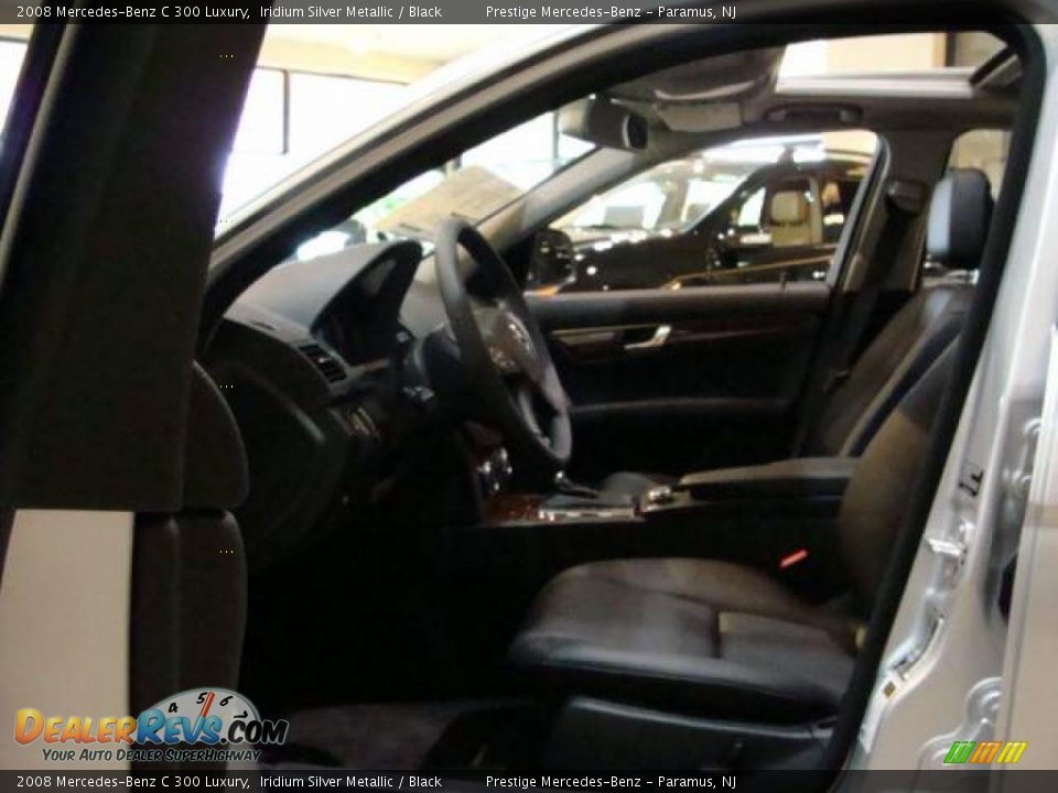 2008 Mercedes-Benz C 300 Luxury Iridium Silver Metallic / Black Photo #8