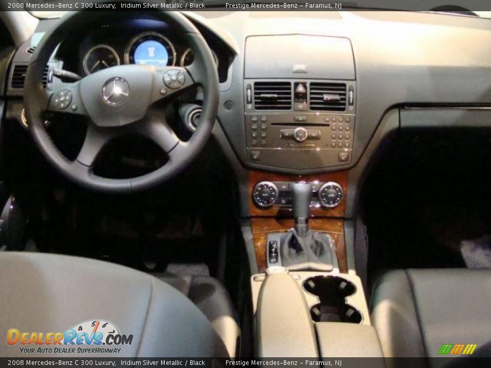 2008 Mercedes-Benz C 300 Luxury Iridium Silver Metallic / Black Photo #10