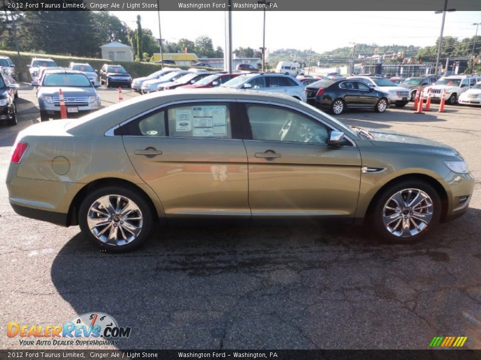 2012 Ford Taurus Limited Ginger Ale / Light Stone Photo #5