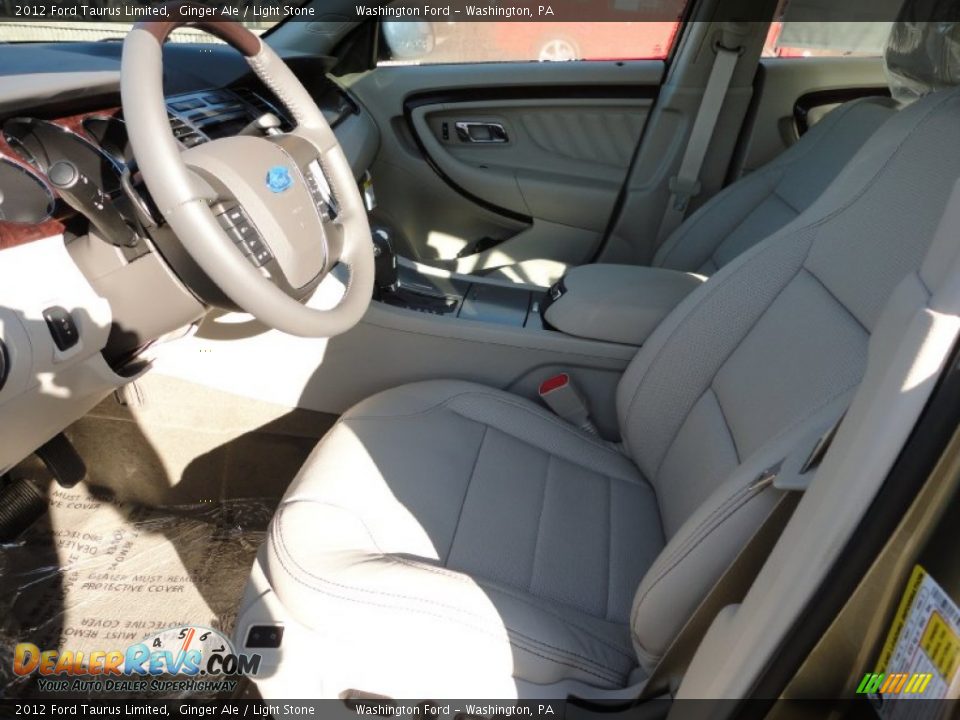 Light Stone Interior - 2012 Ford Taurus Limited Photo #10