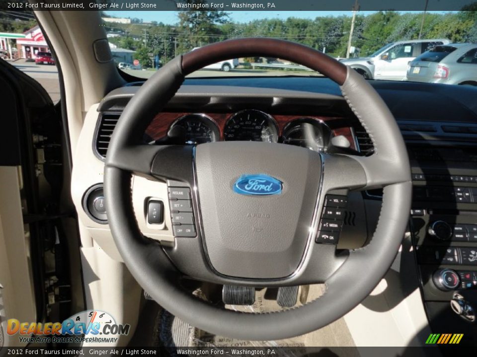 2012 Ford Taurus Limited Steering Wheel Photo #12