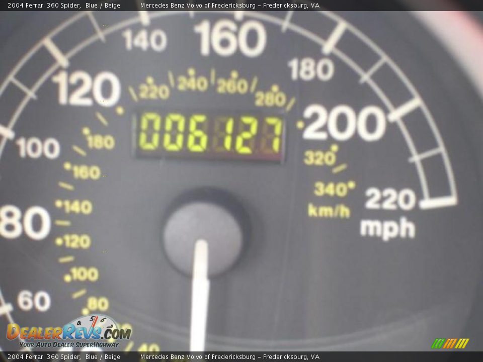 2004 Ferrari 360 Spider Blue / Beige Photo #5