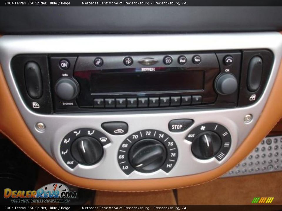 2004 Ferrari 360 Spider Blue / Beige Photo #13