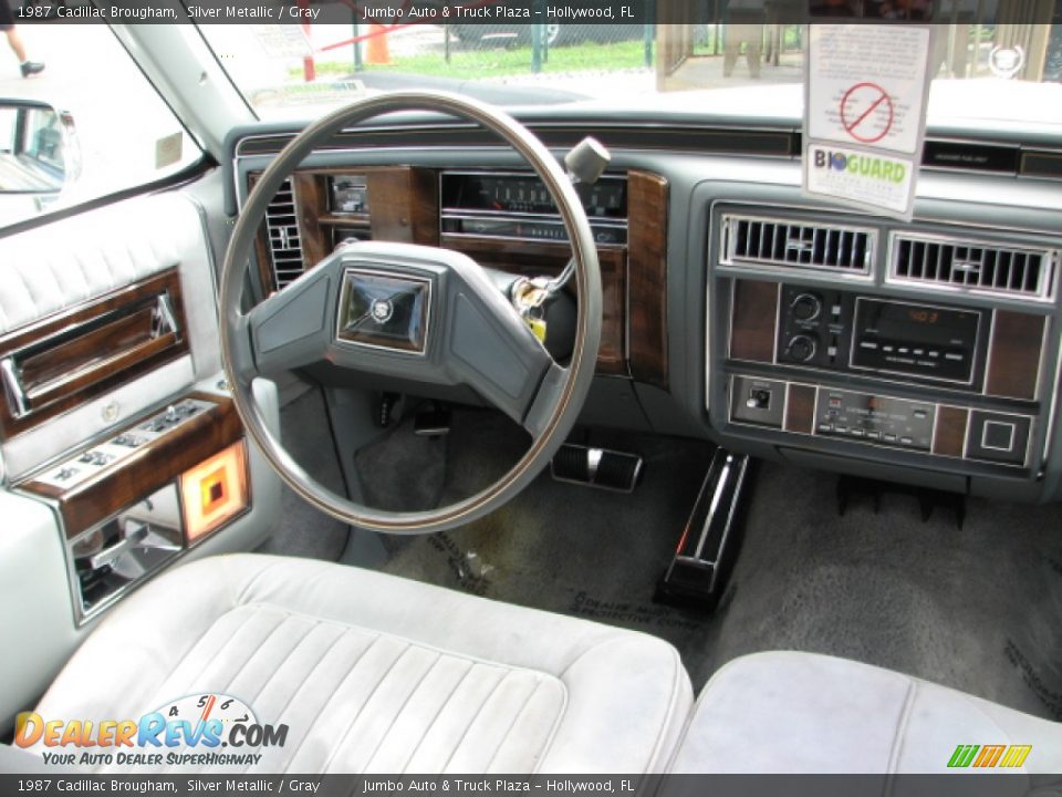 Dashboard of 1987 Cadillac Brougham  Photo #12
