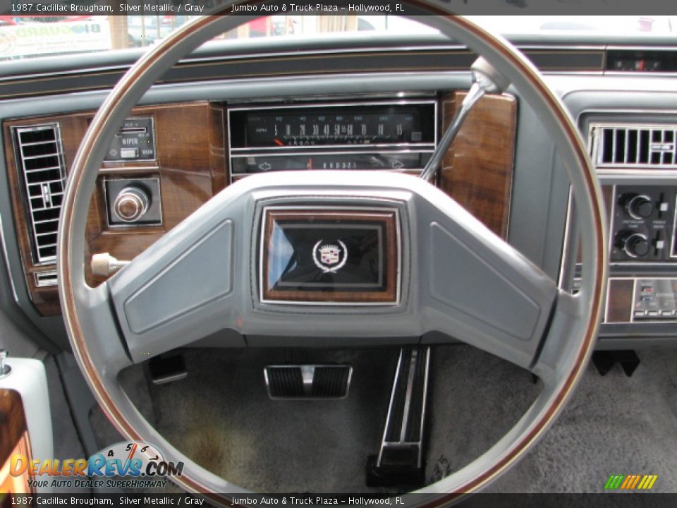 1987 Cadillac Brougham  Steering Wheel Photo #13