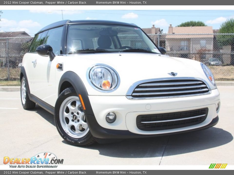 2012 Mini Cooper Clubman Pepper White / Carbon Black Photo #1