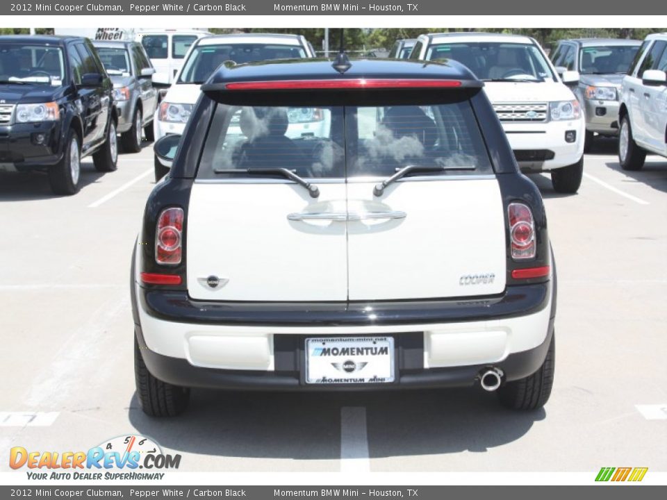 2012 Mini Cooper Clubman Pepper White / Carbon Black Photo #3