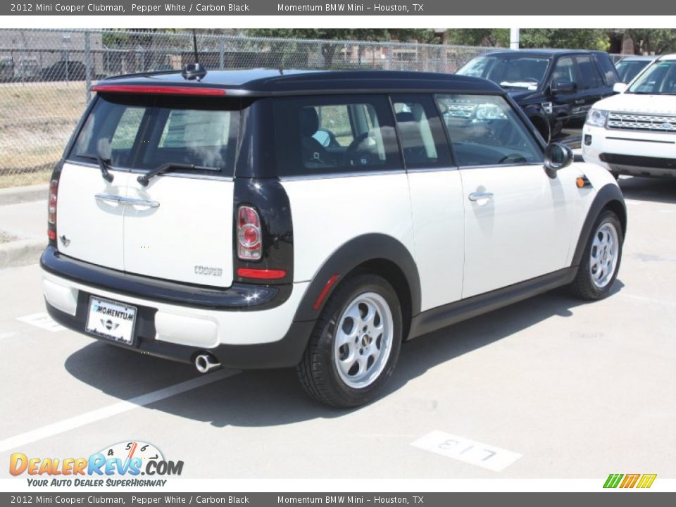 2012 Mini Cooper Clubman Pepper White / Carbon Black Photo #4