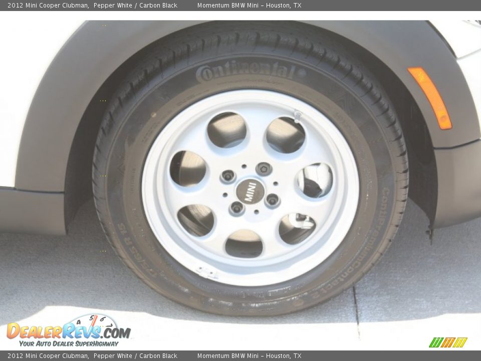 2012 Mini Cooper Clubman Pepper White / Carbon Black Photo #6