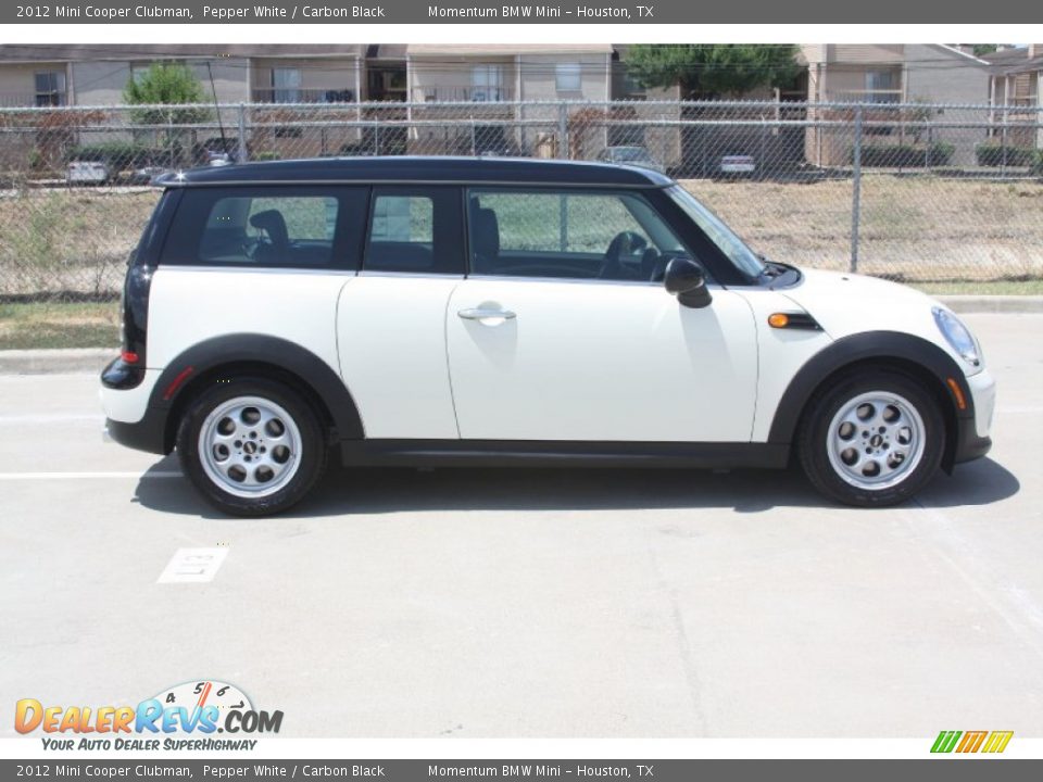 2012 Mini Cooper Clubman Pepper White / Carbon Black Photo #7
