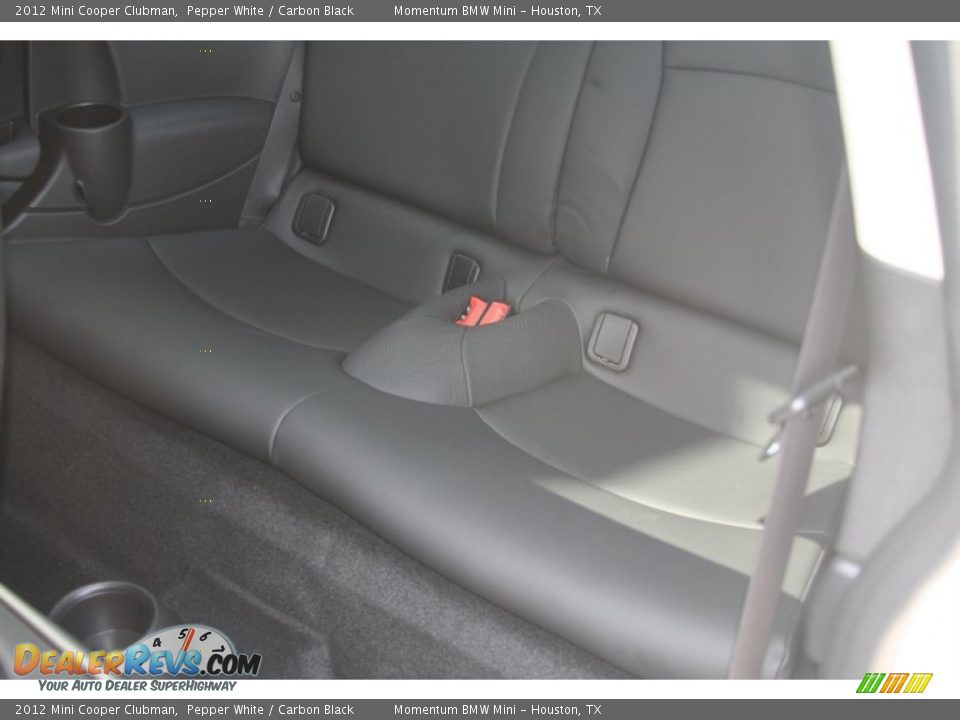 2012 Mini Cooper Clubman Pepper White / Carbon Black Photo #12