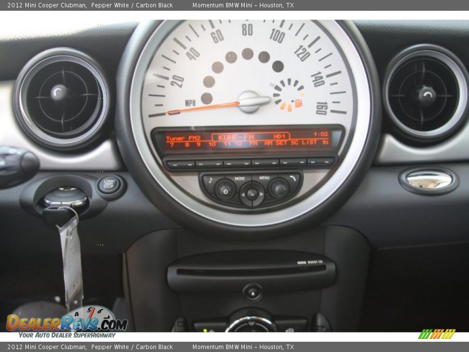 2012 Mini Cooper Clubman Pepper White / Carbon Black Photo #14