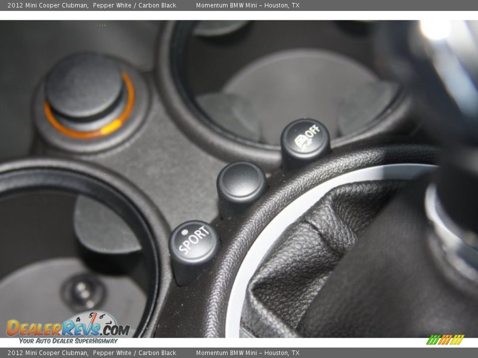 2012 Mini Cooper Clubman Pepper White / Carbon Black Photo #16